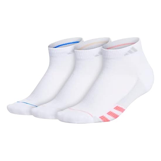 adidas Women´s Superlite Stripe Ii Low Cut Sock (3-pack) Calzini da donna Superlite Stripe II, taglio basso, confezione da 3 Donna 691782560