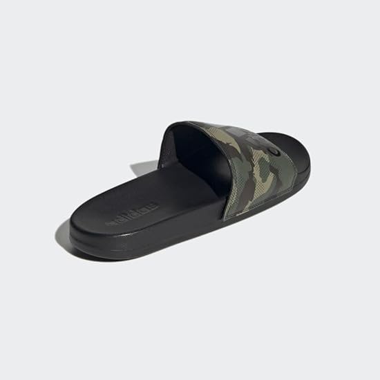 adidas Unisex Adilette Comfort Sandals Slide, Core Black/Core Black/Carbon, 6 US Men 528327381