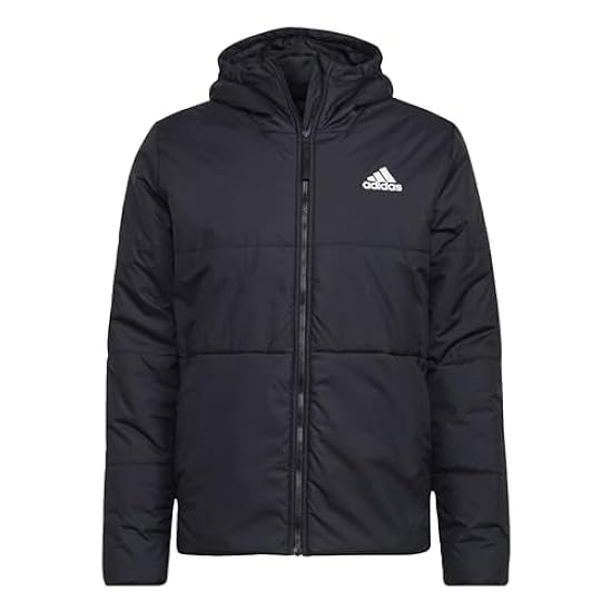 adidas Bsc 3-stripes Hooded Insulated Midweight Jacket Giacca antivento Uomo (Pacco da 1) 848874322