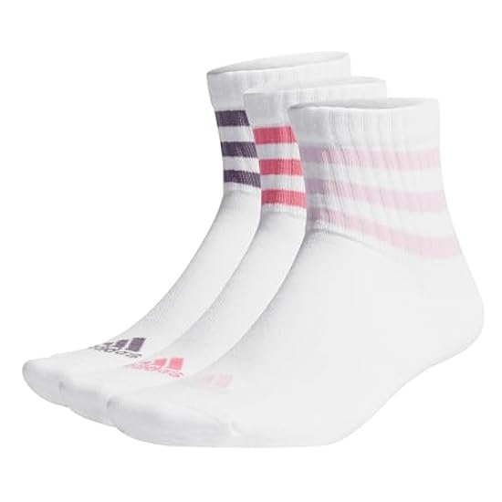 adidas 3-stripes Cushioned Sportswear Mid-cut 3 Pairs Socks Calzini Unisex - Adulto (Pacco da 3) 804331754