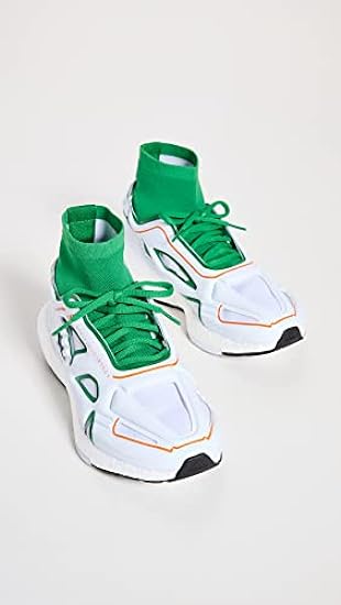 adidas by Stella McCartney Sneakers da donna Ultraboost 22 Elevated, Verde/Bianco/Arancione Semi Impatto, 38 EU 595128971