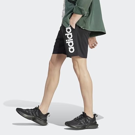 adidas - Aeroready Essentials Single Jersey Linear Logo Shorts, Shorts Uomo 511579079