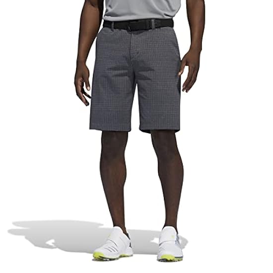 adidas Ultimate365 Primegreen - Pantaloncini da uomo con stampa scozzese, 25,4 cm 549417016