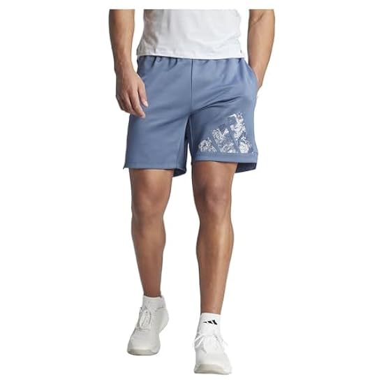 adidas Workout Logo Knit Shorts Pantaloncini Casual Uomo 456689374
