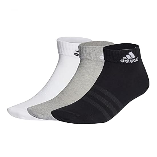 adidas Thin And Light 3 Pairs Ankle Socks Calzini Unisex - Bambini e ragazzi 973000578