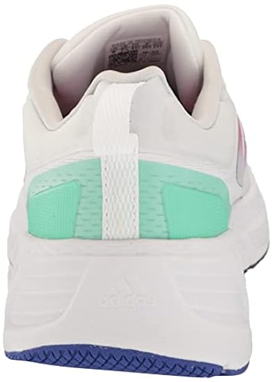 adidas Women´s Questar Sneaker, White/Lucid Fuchsia/Silver Dawn, 8 724952209