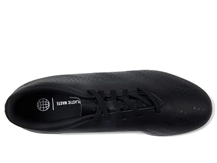adidas Unisex Predator Accuracy.4 Flexible Ground Soccer Shoe, Black/Black/White, 13.5 US Men 640594608