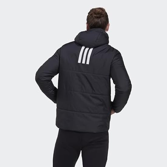 adidas Bsc 3-stripes Hooded Insulated Midweight Jacket Giacca Uomo 889946740