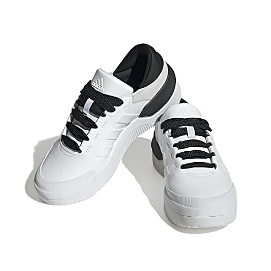 adidas Court Funk, Sneaker Donna, Ftwr White/Ftwr White/Core Black, 42 2/3 EU 539071079