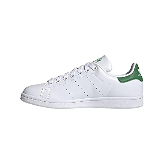 adidas Originals womens Stan Smith Sneaker, White/Green