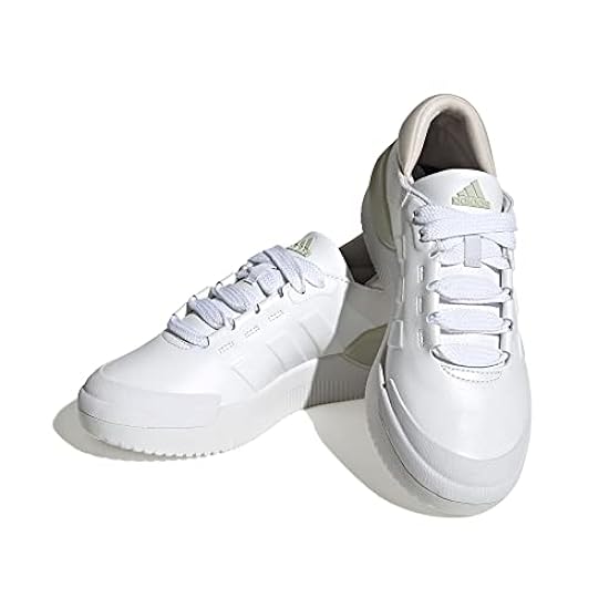 ADIDAS Court Funk, Sneaker Donna, Ftwr White/Ftwr White/Linen Green, 36 2/3 EU 938441950