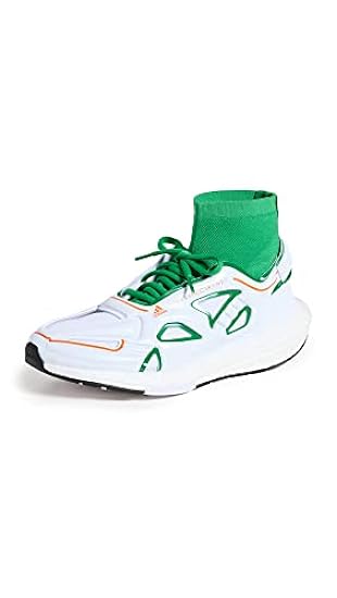 adidas by Stella McCartney Scarpe da ginnastica Ultraboost 22 da donna, verde/bianco/arancione semi impatto, 5.5 Medium US, Verde/Bianco/Arancio Semi Impatto, 36 EU 239143224