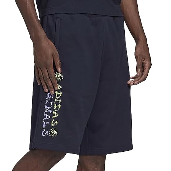 adidas New Summer Pantaloncini da jogging da uomo, blu navy 471988601