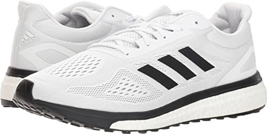 Adidas Response Boost LT Mens Running Shoe 12 White-Bla