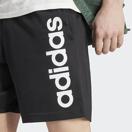 adidas - Aeroready Essentials Single Jersey Linear Logo Shorts, Shorts Uomo 511579079
