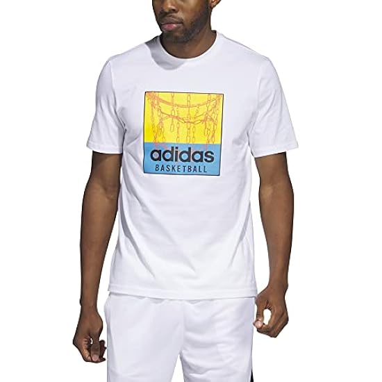 adidas Chain Net Basketball Graphic Tee Maglietta Uomo 361968182