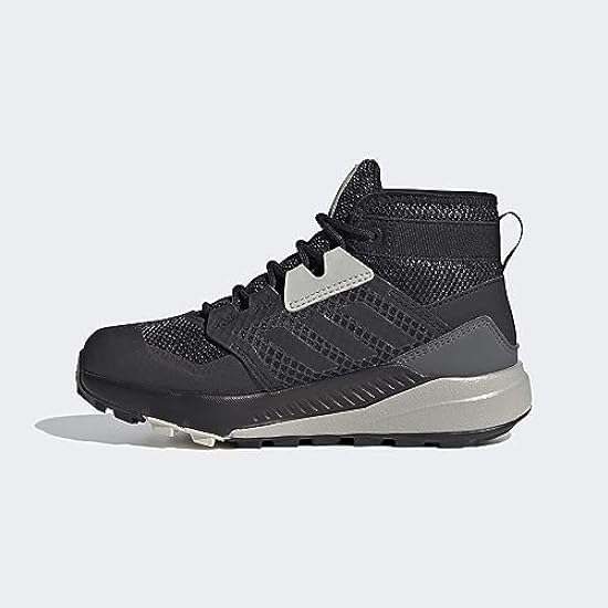 adidas Terrex Trailmaker Mid RAIN.RDY Hiking Shoes, Scarpe da Escursionismo Unisex - Bambini e ragazzi, Core Black Core Black Alumina, 28.5 EU 292210543