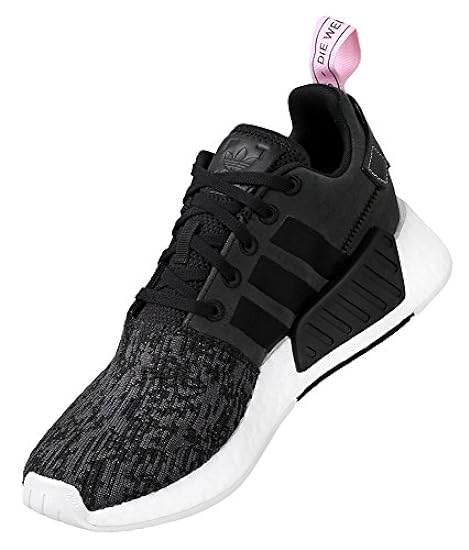 adidas Originals Women´s NMD_R2 W Running Shoe, Core Black/Wonder Pink, 10 M US 814424371