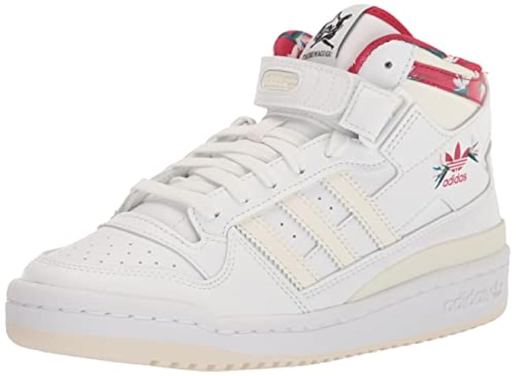 adidas Originals Scarpe da ginnastica Forum MID W Donna, bianco/bianco/rosso acceso, 7.5 969358323