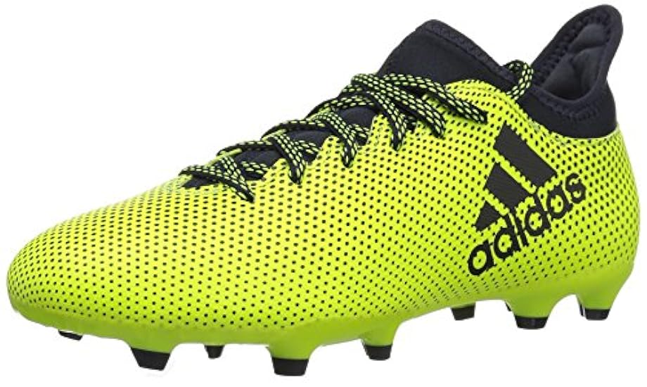 Adidas X 17.3 FG J scarpe da calcio da ragazzo, nero/ro
